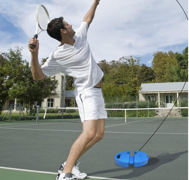 Perfect game to play tennis alone.